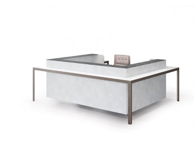 Áreas comunes, Recepción diseño minimalista