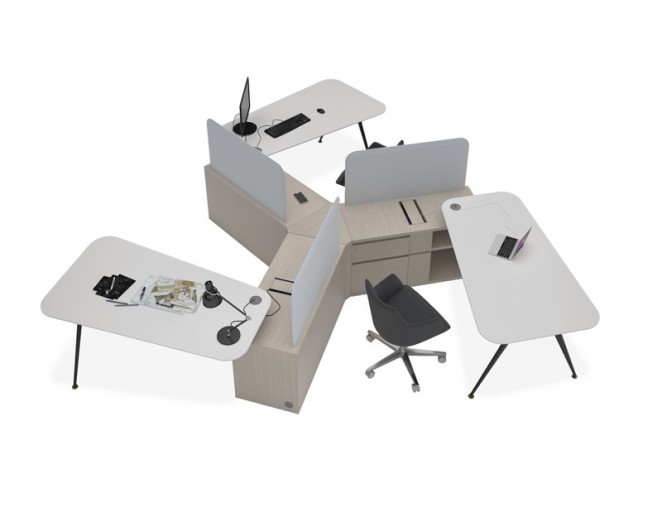 Mesa Pianeti Frattale Mesa oficina operativa composiciones diferentes