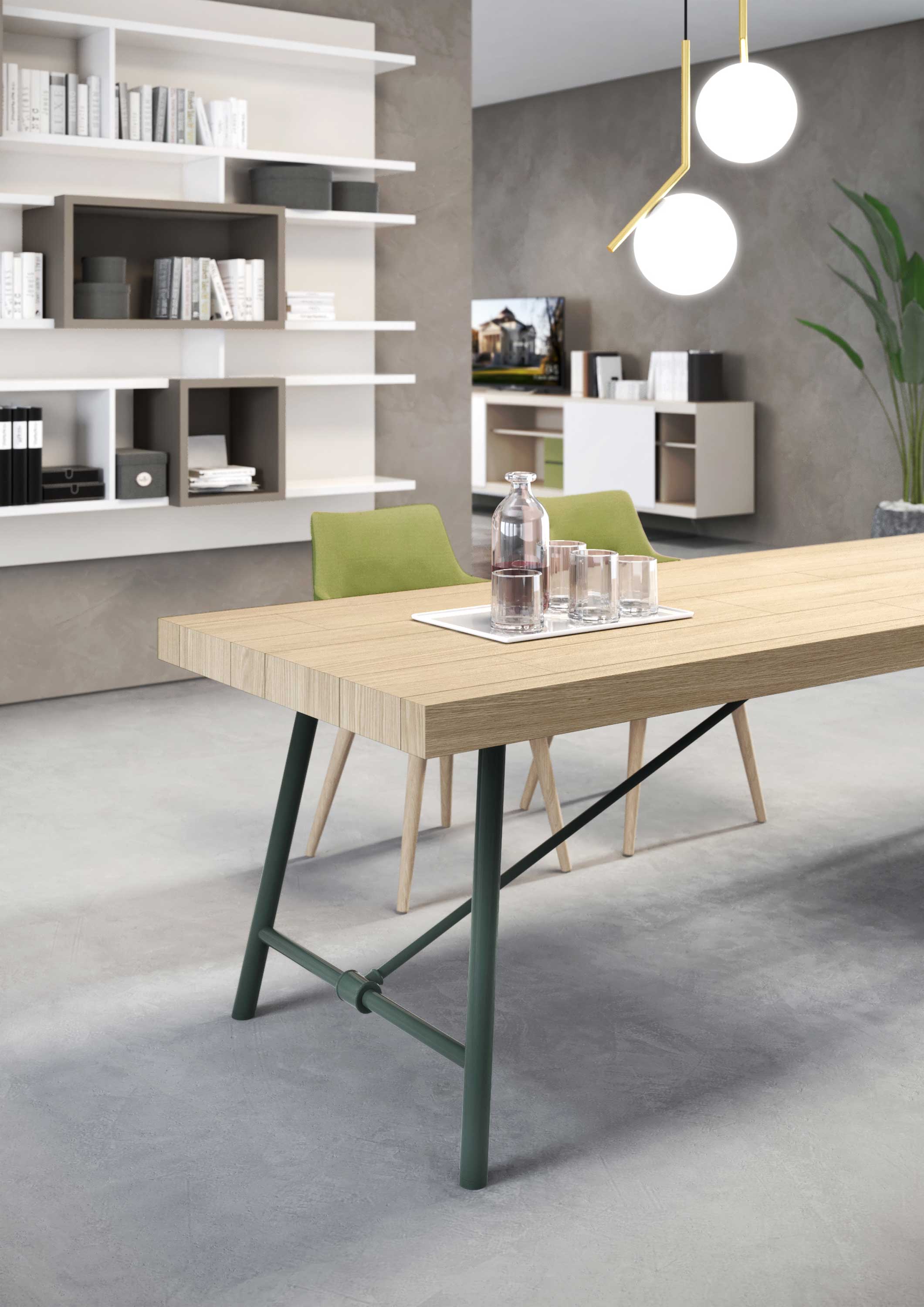Mesa reuniones Plombier Mesa oficina diseño modelo plombier
